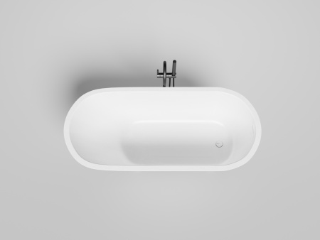 Ванна из литьевго мрамора Salini ORNELLA 102414GF 170х80 встраиваемая прямоугольная с ножками